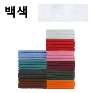 34x77 80g 10장 선경 국산 미용수건 마사지 병원 요양원 미용실 사우나 휄스장 가정 업소용 타올 선경타올, 백색3408, 10개