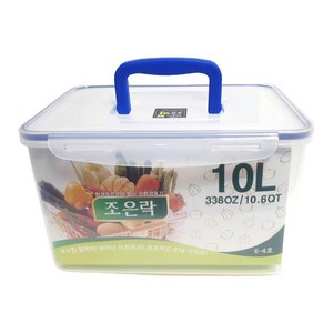 조은락 플라스틱 밀폐용기, 1개, 10L