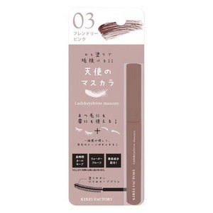 KIREI FACTORY 래쉬 & 아이브로우 마스카라, 03프렌들리핑크, 1개