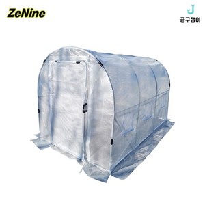 제나인 조립식 비닐하우스 미니 비닐 하우스 조립식 창고 소형 농막 설치 온실 다육이 농자재 학교 텃밭 가꾸기, 여닫이 도어, 05_ ZNT-322D(3m x 2m x 2m), 1개