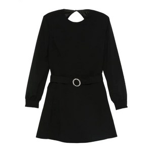 생로랑 embellished-belt mini dress, 블랙계열, France 38(KR 66)