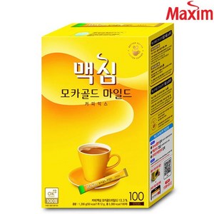 맥심 모카골드 마일드 커피믹스 100T, 100개입, 단품