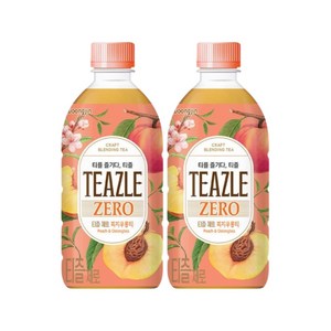 웅진 티즐 피치 우롱티, 500ml, 6개