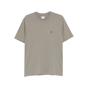 C.P.컴퍼니 로고 프린트 코튼 티셔츠