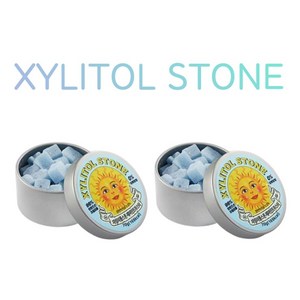 자일리톨스톤 페퍼민트 부스터, 70g, 2개