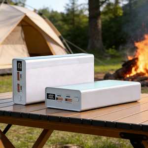 CCAGU 캠핑전용 보조배터리 대용량 30000mAh 고속충전 66W C타입 멀티단자 LED 잔량표시