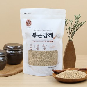 현대농산 세 번 씻고 두 번 볶아 더 고소한 볶음 참깨 500g 통깨, 1개