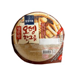 CJ삼호어묵 오뎅한그릇(얼큰한맛), 360g, 18개