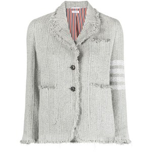 톰 브라운 4 바 스트라이프 트위드 재킷, 그레이계열, Italy 38(KR 44)