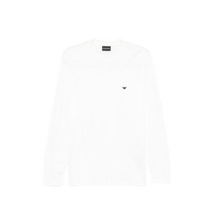 엠포리오아르마니 긴소매 로고 티셔츠, 화이트계열, Standard M(KR 100)