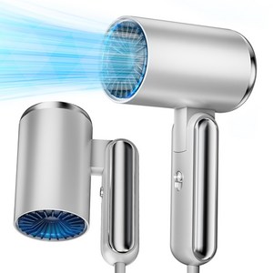 RichMagic 가정용 접이식 음이온 드라이기 냉온풍 고출력 휴대용 드라이어 1800W