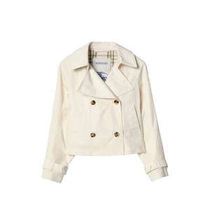 버버리 레이디브룩 크롭 경량 트렌치재킷, 베이지계열, UK 12(KR 66-77)
