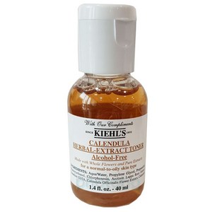 키엘 칼렌듈라 꽃잎 토너 40ml-붉은 피부 진정토너, 1개, 40ml