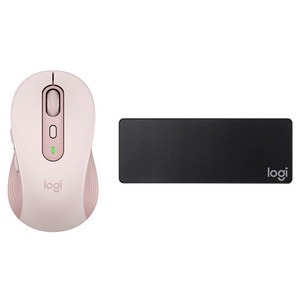 로지텍 무선마우스 + 마우스 장패드