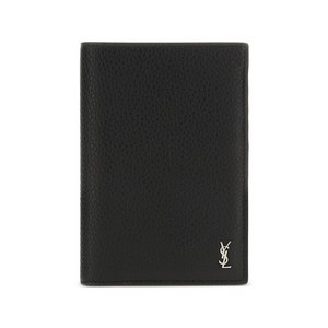 생로랑 카상드르 로고 디테일 레더 지갑