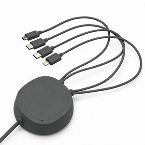 팝폰 4in1(C핀/C핀/8핀/5핀) 업소용 핸드폰 멀티충전기 TC45