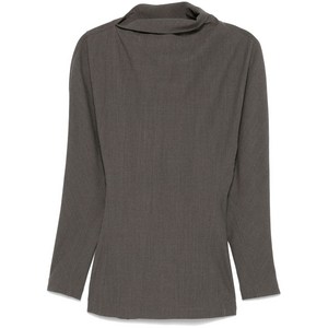 보테가 베네타 비대칭 네크라인 탑