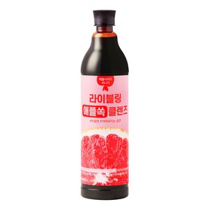 라이블링 애플쏙 클렌즈 자몽맛 사과초모식초 애플사이다비니거 대용량, 1개, 800ml