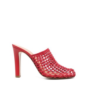 페라가모 엘라 하이 힐 뮬, US 8.5(KR 260C (Slim)), 레드계열