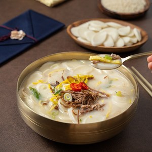 뚝심밥상 한우사골 곰탕 떡국, 600g, 3개