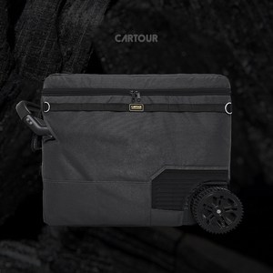 [듀얼도어] LG콤프 카투어 캠핑 정품 캠핑 차량용 냉장고 블루투스 이동식 낚시 화물 이동식 냉동고