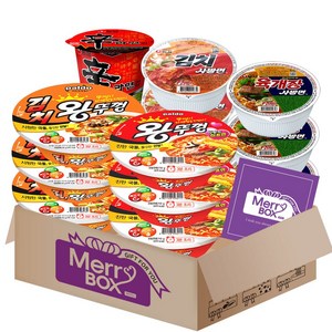 김치왕뚜껑3 + 왕뚜껑3 + 육개장사발면3 + 김치사발면3 + 미니왕뚜껑3