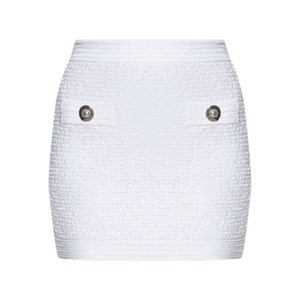 발망 트위드 미니 스커트, 화이트계열, France 36(KR 55)