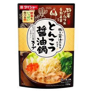 다이쇼 돈코츠 간장나베 스프 스트레이트 타입, 750g, 1개