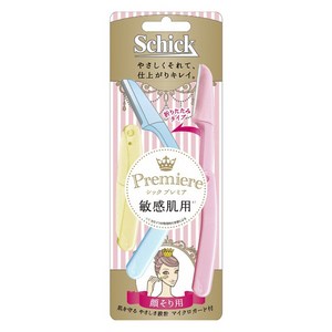 쉬크 프리미어 센시티브 스킨 접이식 얼굴용 여성 면도기 3개입, 3개 입, 1개