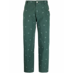 겐조 페이즐리 프린트 크롭 팬츠