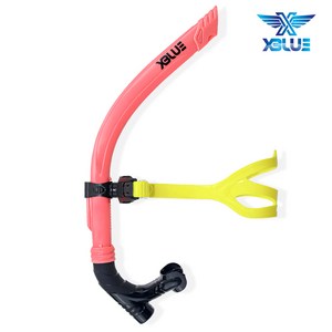 XBL-3504-코랄 엑스블루 훈련용 PLUS 센터스노클 CENTER SNORKEL, 코랄