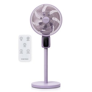 포트리 에어 써큘레이터 3d 자동 입체회전 저소음 스탠드 선풍기