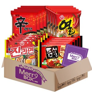 매운라면세트 7호(신라면4+진라면매운맛4+틈새라면4+열라면4)+메세지카드