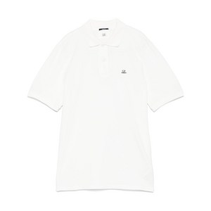 C.P.컴퍼니 피케 조직 폴로 셔츠, 화이트계열, Standard S