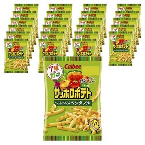 가루비 삿포로 포테이토 츠부츠부 베지터블 감자스낵, 24g, 24개