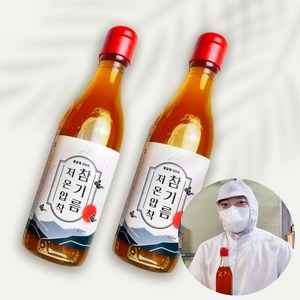 소생마켓 통참깨 저온압착 참기름, 350ml, 2개