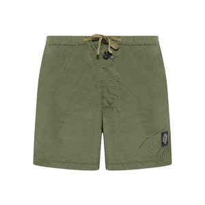 스톤 아일랜드 드로스트링 패치 쇼츠, 그린계열, Standard S(KR 90)