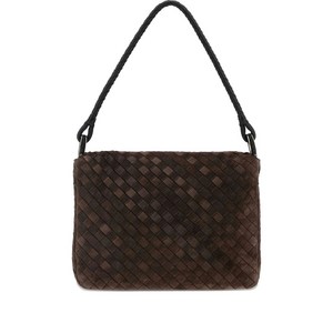 보테가 베네타 스웨이드 숄더 백