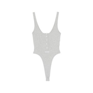 베르사체 버튼 로고 바디수트, 그레이계열, Numeric 5
