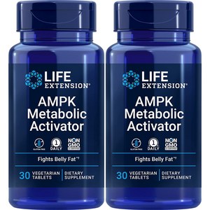 라이프익스텐션 AMPK 메타볼릭 액티베이터 베지테리안 타블렛, 30정, 2개