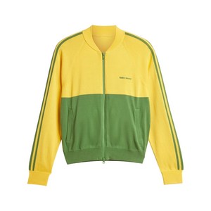 아디다스 아디다스 X 웨일즈 보너 집업 가디건, 그린계열+옐로우계열, S(KR 95)
