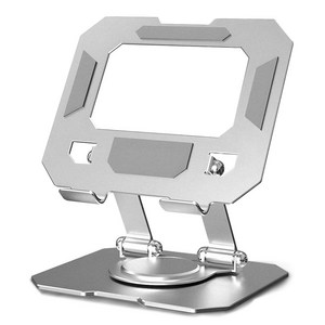 360도 회전 접이식 태블릿 거치대 탁상용/침대용 알루미늄