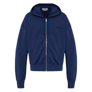 알렉산더맥퀸 후드 집업 스웨트셔츠, 블루계열, Standard S