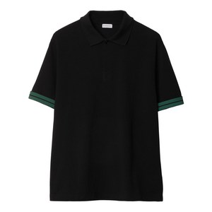 버버리 스트라이프 커프스 폴로 셔츠, 블랙계열, Mid standard S(KR 95/100)