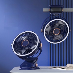 SOULBOOM 무선 미니 써큘레이터 휴대용 탁상겸용 충전식 무소음 선풍기, 네이비 블루
