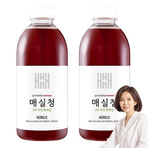 김소형 원장 무농약 매실청, 900ml, 2개