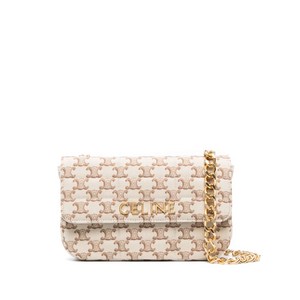 셀린느 트리옹프 프린트 캔버스 숄더 백