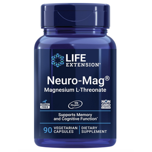라이프익스텐션 뉴로-매그 마그네슘 L-트레오네이트 베지테리안 캡슐, 90정, 3개