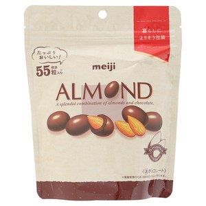 일본 메이지 Meiji 아몬드 초콜릿 231g 대용량 파우치팩, 231g, 1개