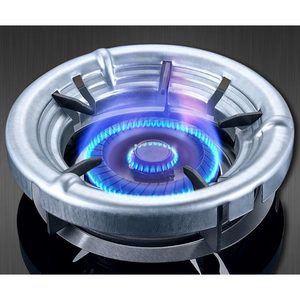 hotmally 가스렌지 바람막이 받침대 링가드 2p, 실버, 2개